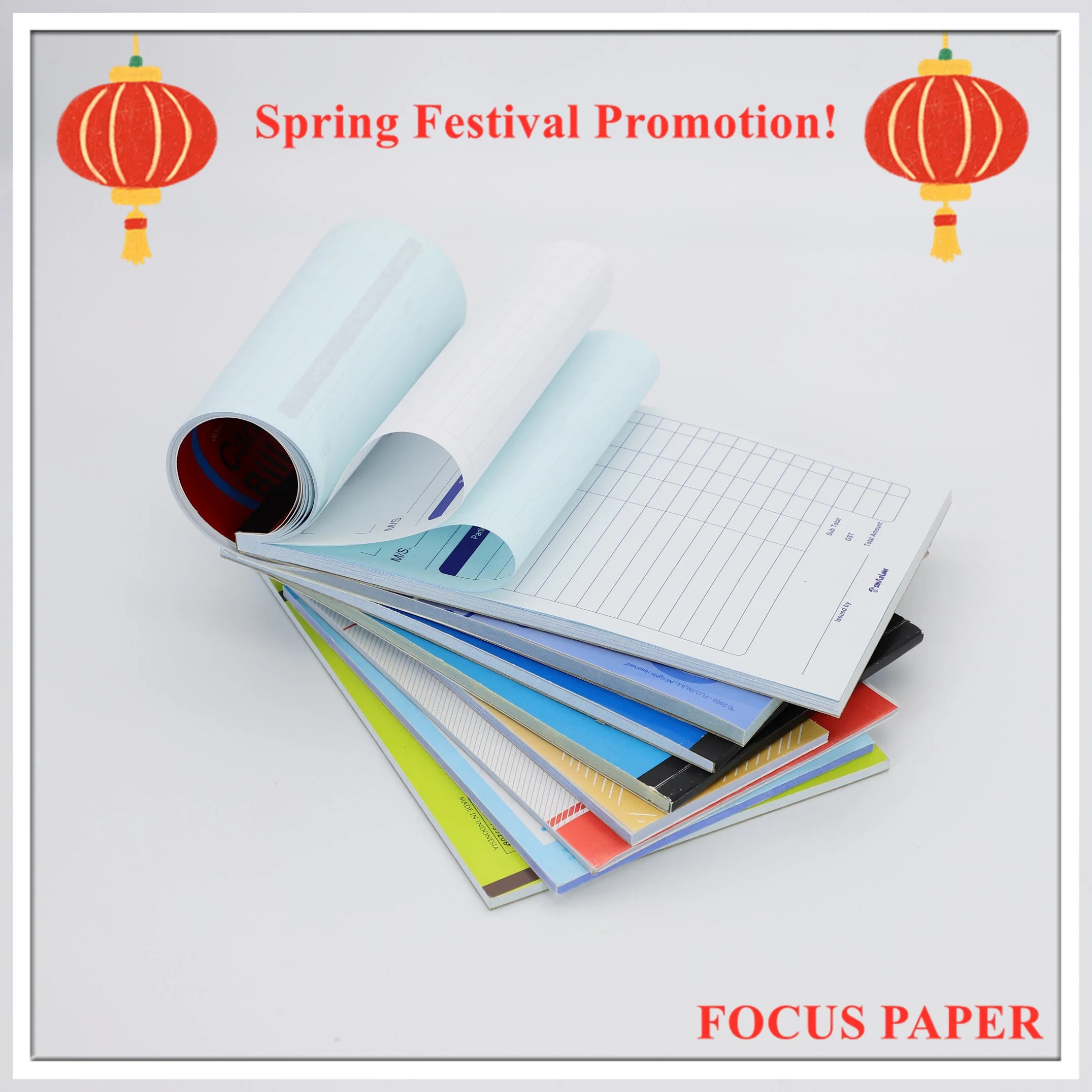 China fornecer Custom Digital dois / três camadas / peça em branco / Staples / Printable / triplicado 2 partes sem carbono Papel da impressora