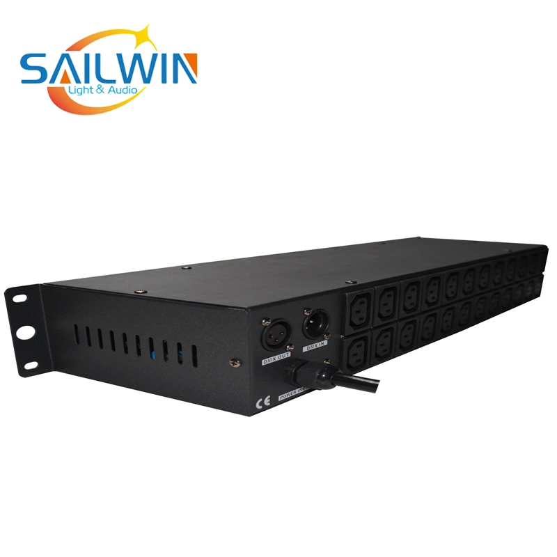 Bühne Event Show Equipment 24CH DMX 512 Power Switch Box