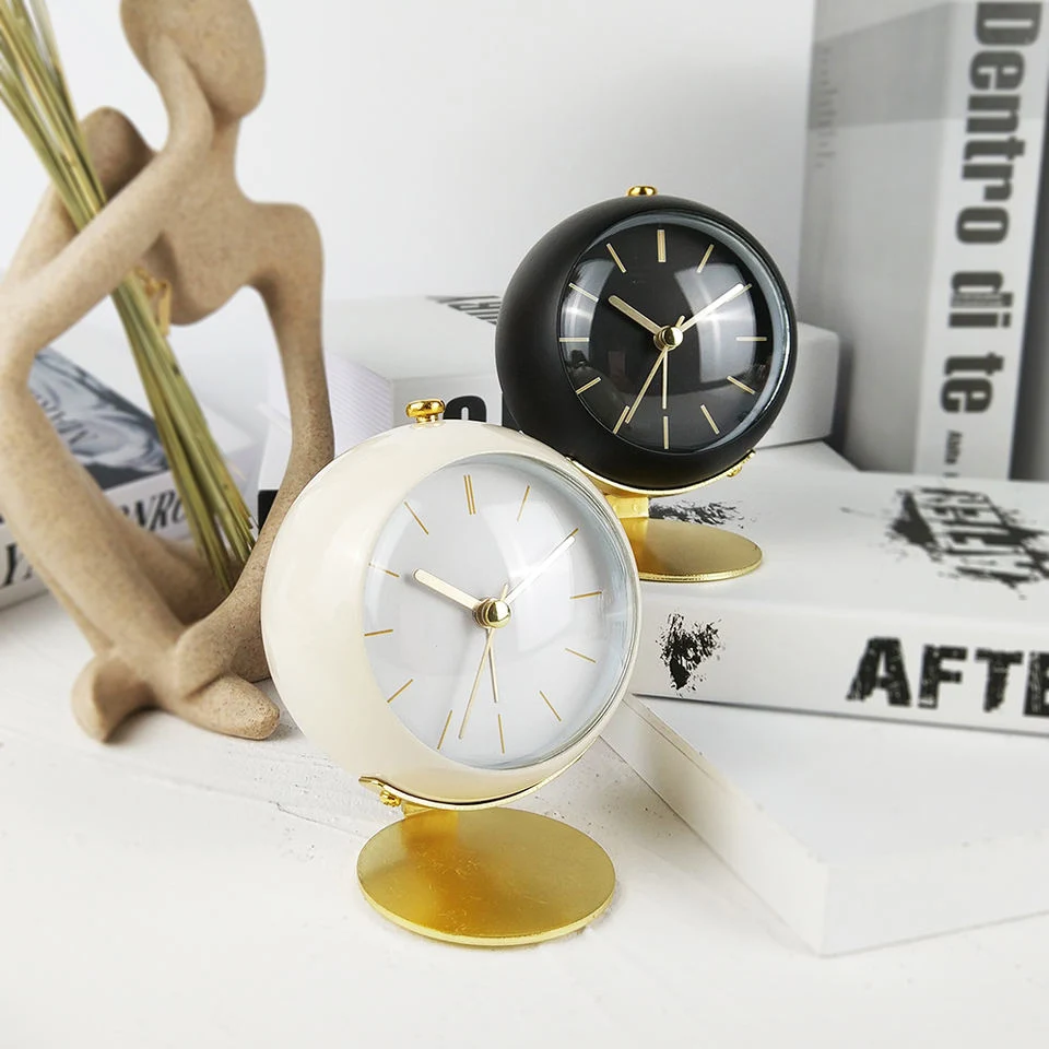 High quality/High cost performance Novelty Metal Desk Clock