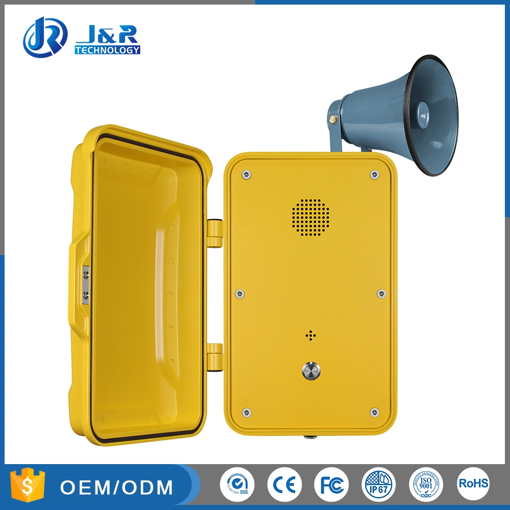 Hand Free VoIP Vandal Resistant Industry Telephone, 3G Emergency Telephones