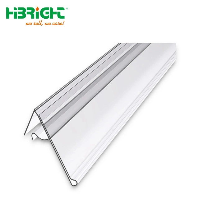 Wholesale/Supplier Plastic Dual Price Tag Channel for Single Wire Freezer Shelves