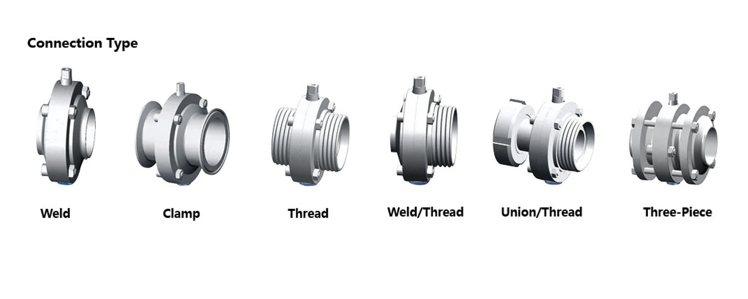 Sanitary Butterfly Valve Price DN100 Wafer Manual Stainless Steel Butterfly Valve with Pull Handle