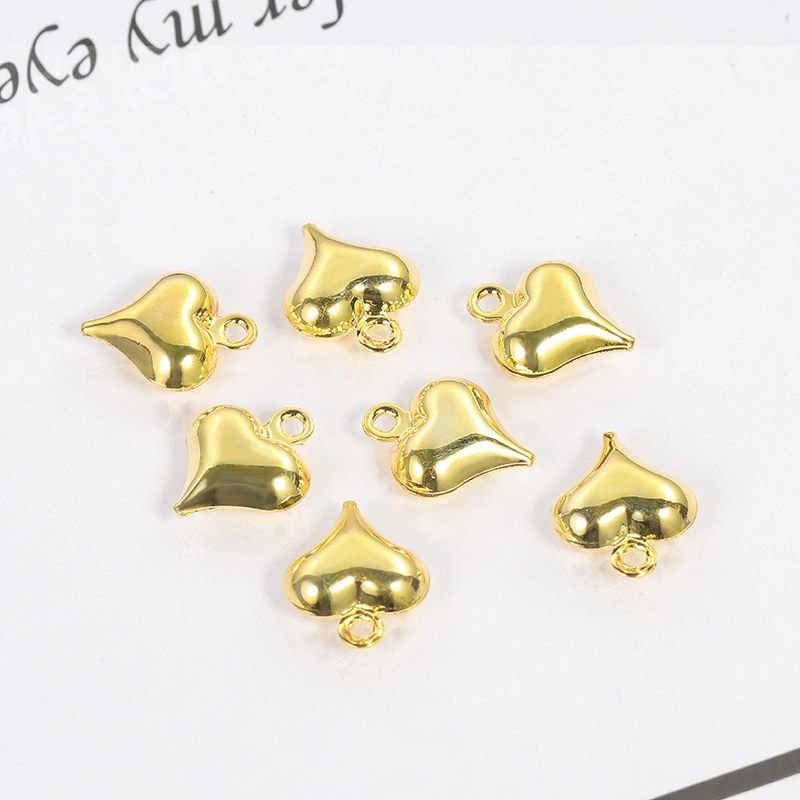 2023 Jewelry Accessories Heart Pendant DIY Making for Jewelry Making Supplies