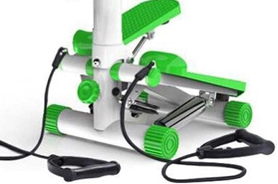 Verde Stair ajustable Stepper plegable máquina de entrenamiento Mute ejercicio Paso a paso