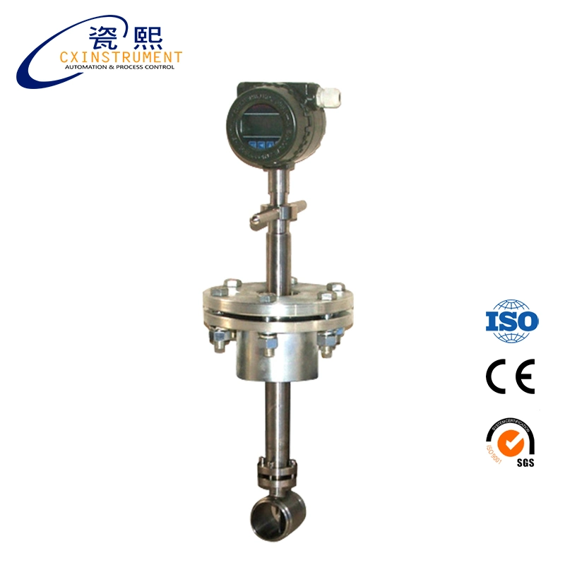 Liquid Air Steam Low Cost Digital Vortex Flow Meter Made in China