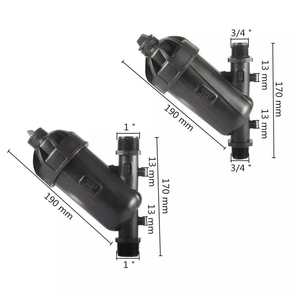 3/4" 1" rosca macho Filtro laminado tipo Y 120 Malha do Filtro de disco Agricultura Jardim irrigação cíclica Fertilizatio Aquarium Tool