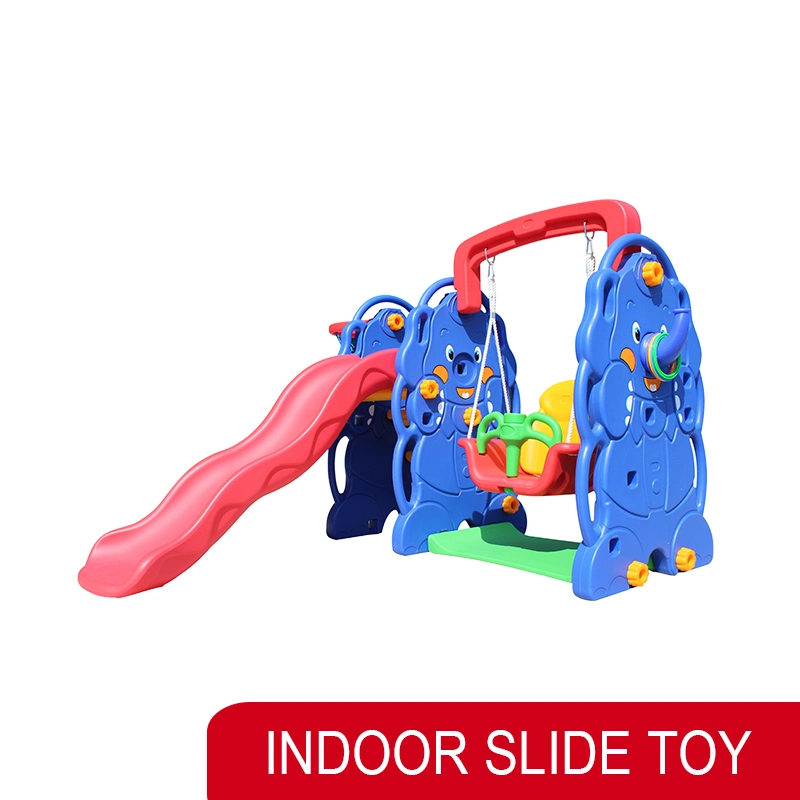 Jogo Infantil Equipamento de Playground Indoor Escorrega de Animais para Crianças.