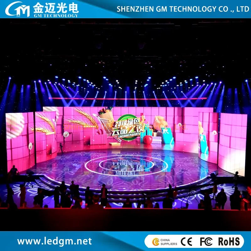 Low Power Consumption 4800Hz Inside Usage P1.89 P2.604 P2.84 P2.97 Indoor Rental LED Display, Stage/Trade Show Video Full Color LED Display