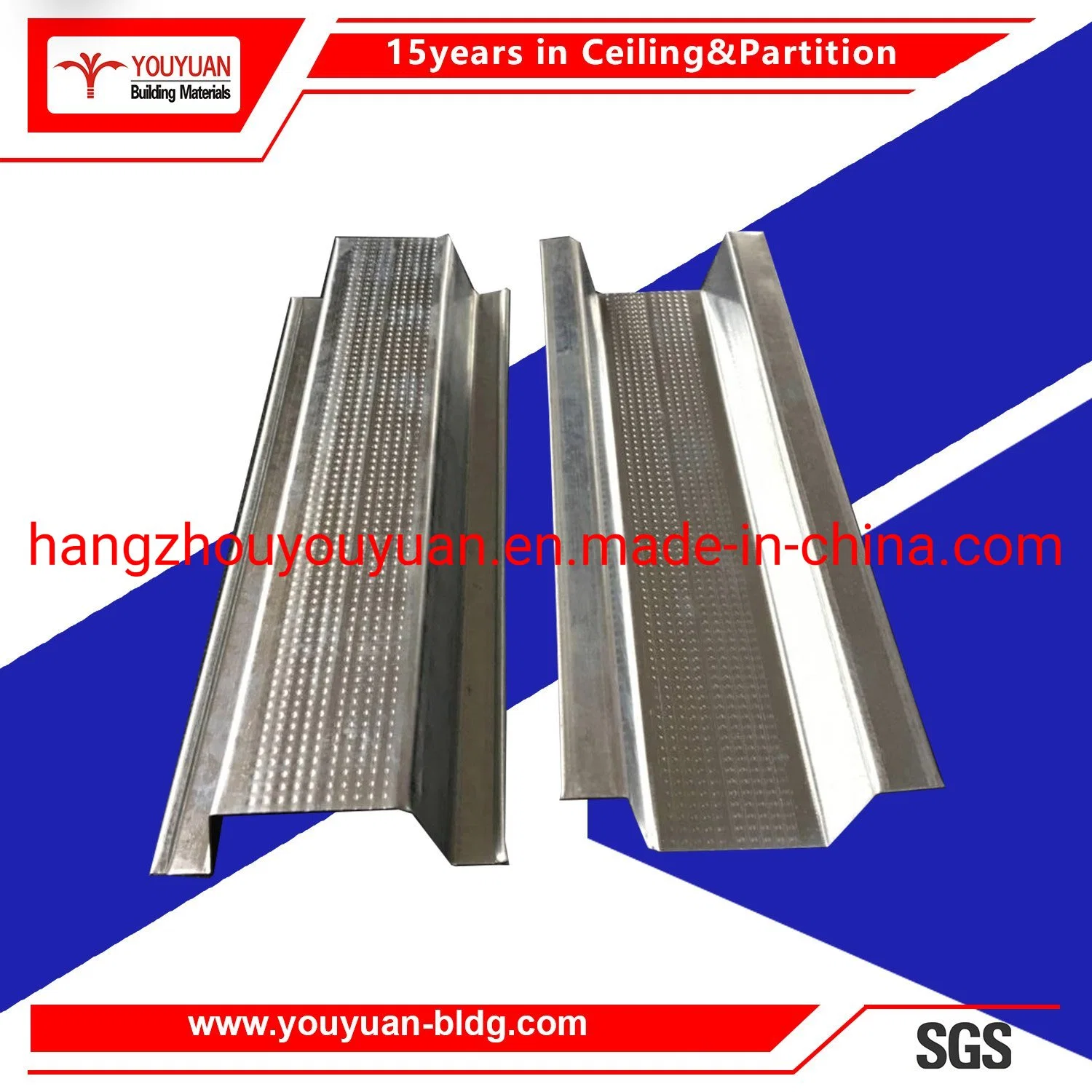 Omega False Ceiling Profile Omega Drywall Metal Stud for Suspended Omega