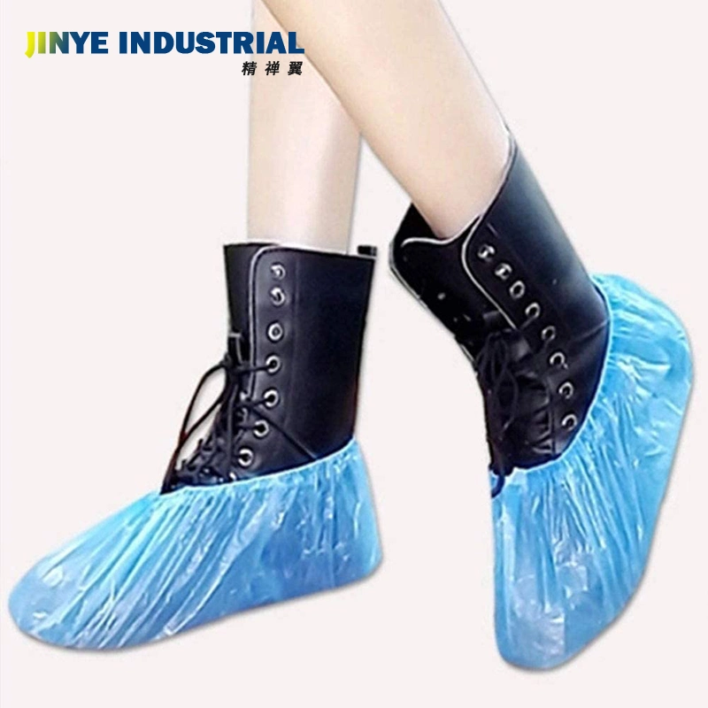 Disposable Waterproof Various Thickness Disposable PE CPE Plastic Shoe Cover