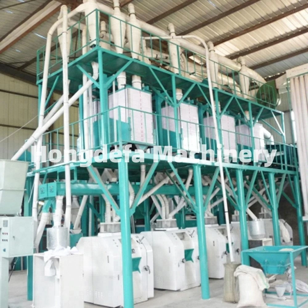 Maize Grits Grinding Factory Corn Maize Flour Milling Mill Making Machines