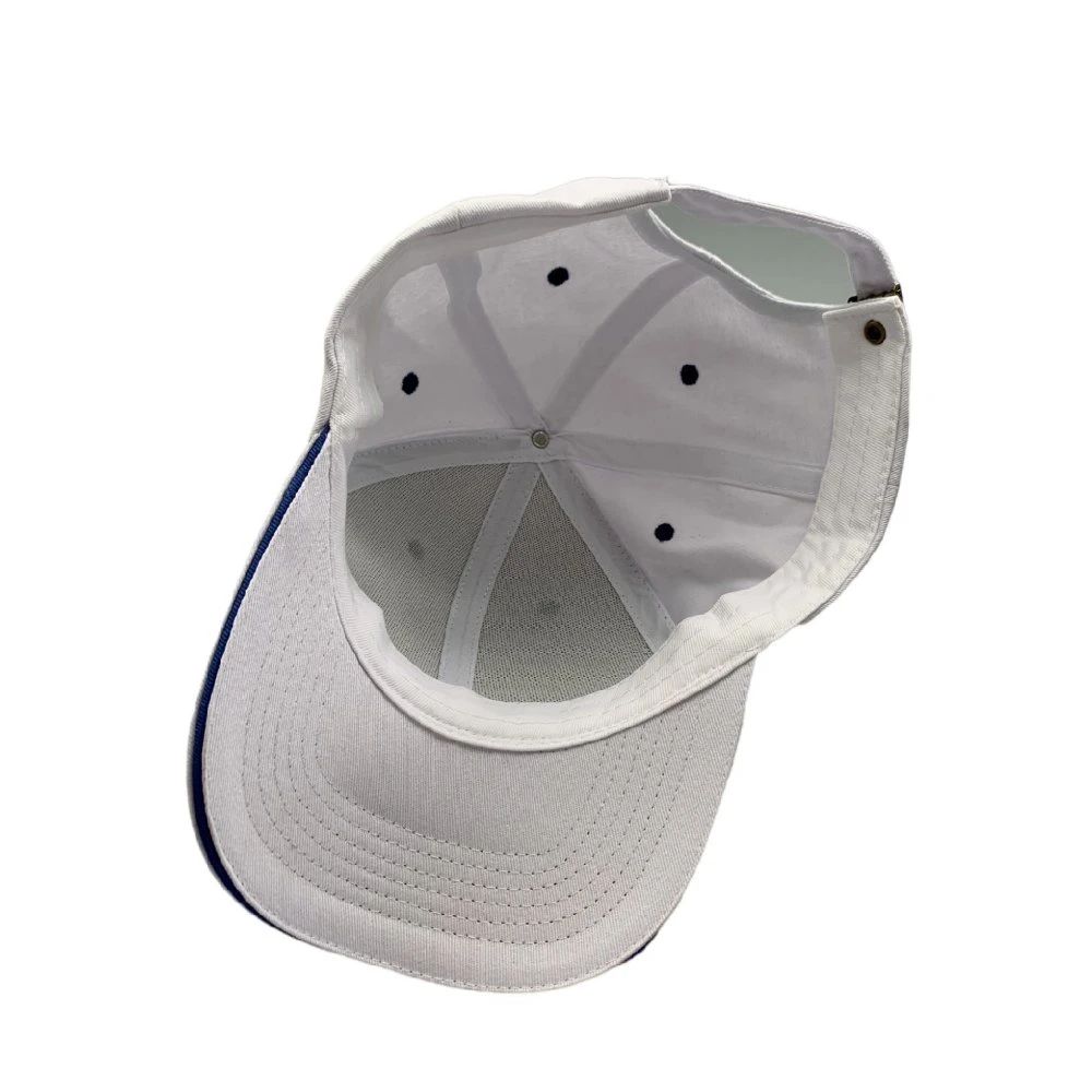 Moda personalizado más barato 6 Panel de promoción de algodón en blanco gorra de béisbol