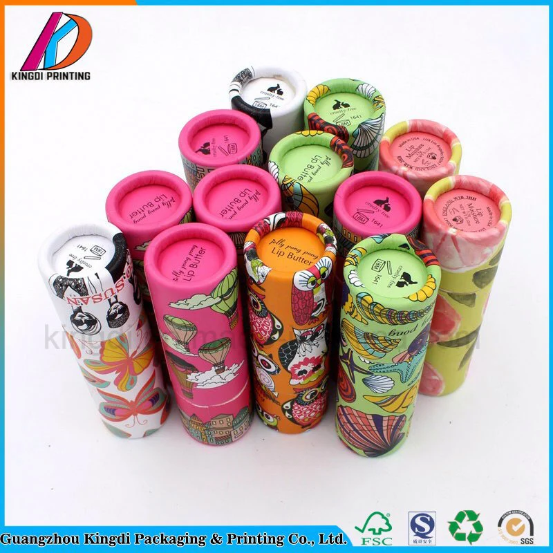 Eco Friendly Biodegradable Push up Paper Tube for Lip Balm