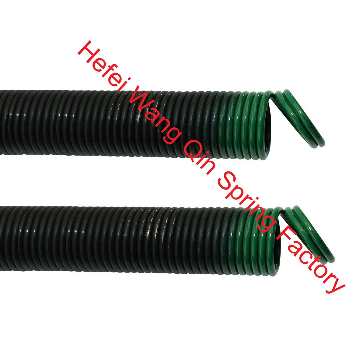 Customized Coiled Machine Garage Door Hardware Extension Spring 150lbs in Red Color