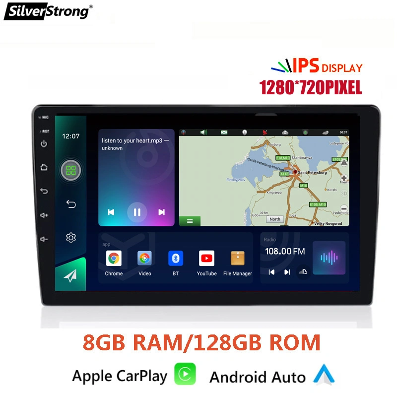 Silverstrong 9 10 Inch Android 11 8core 8+128GB Univeral Car Radio Autoradio GPS Navigation