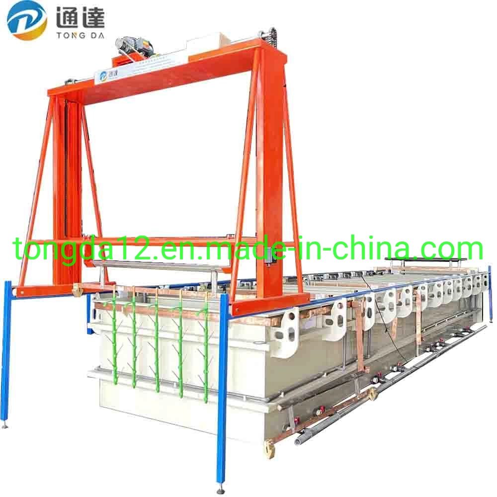 Td Hang/Rack Electroplating Machine for Metal Plating Line Semi-Automatic Electroplating Equipment