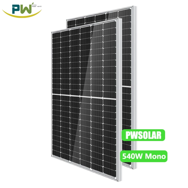 2023 el más barato 144 Mono Solar Panel, 550W células serie módulo