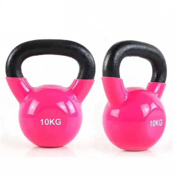 Factory Direct Supplier Color Cast Iron Custom Logo Competition Fitness Kettlebell