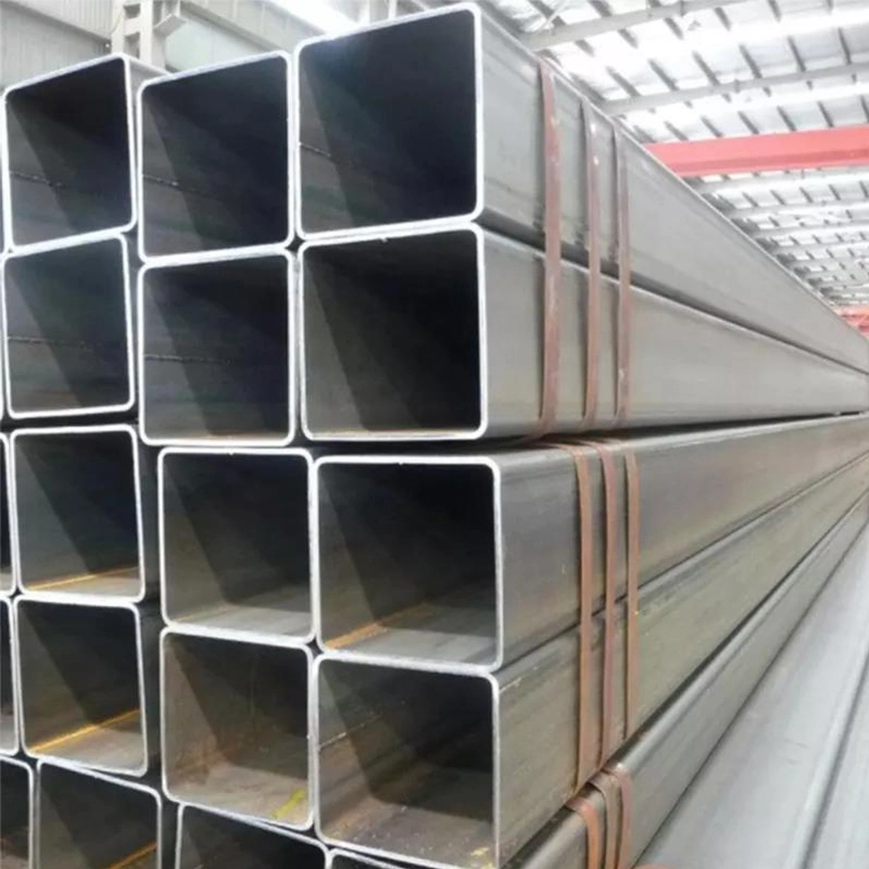 High quality/High cost performance Corrugated Square Tubing Galvanized Steel Pipe Iron Rectangular Tube Price for Carports