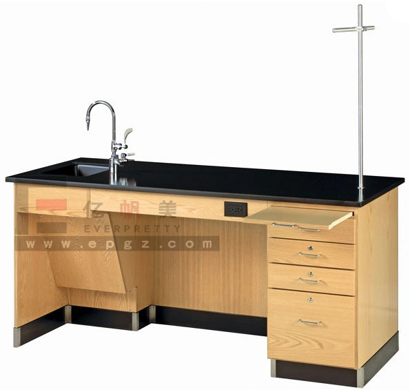 College High School Research Institute Laboratory Storage Chemical Biology Workbench Antibacterial Physical Biochemical Experiment Table with Sink