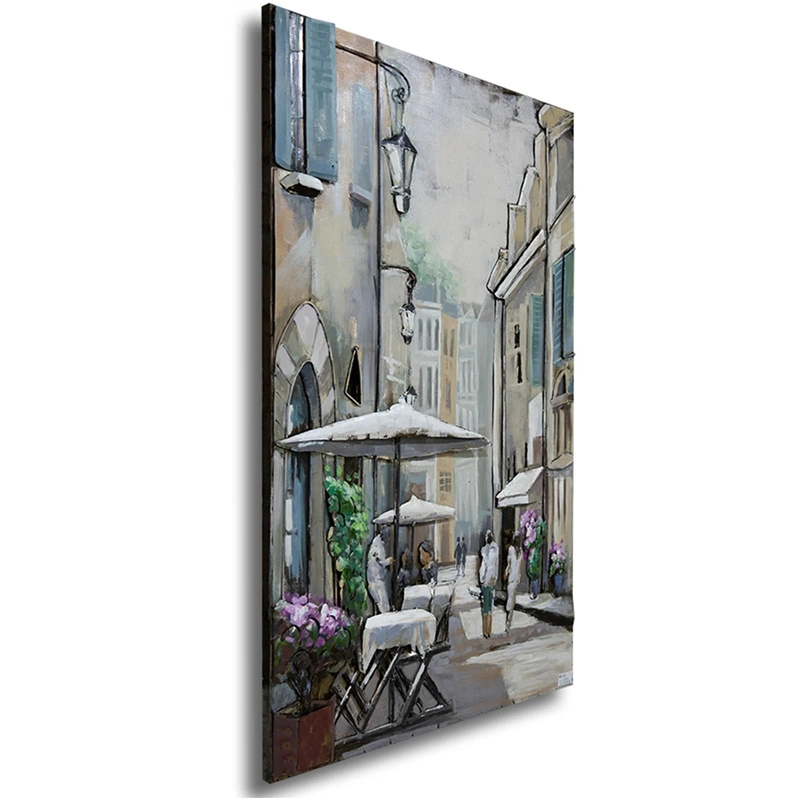 Vancy Arts Decorative Extra Large Hanging Wall Metal Art Extra Large Size Hand Crafted Retailer White Partition Metal Wall Art