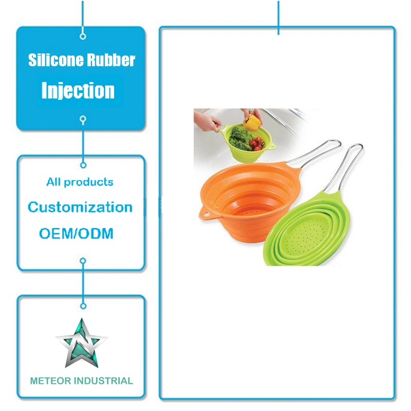 Maßgeschneiderte Lebensmitteltaugliche Silikonprodukte Tägliche Anwendung Geschirr Silikon-Küchengeräte