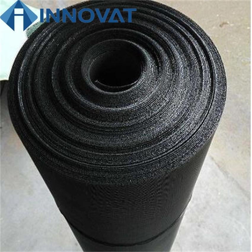 24 50 60 80 Mesh Black Metal Wire Carbon Cloth/ Plain Weave Mild Steel Black Wire Cloth