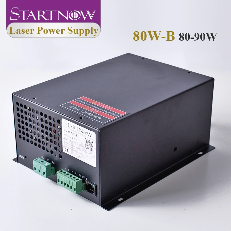Startnow 60W-B/80W-B CO2 Laser Power Supply with Network Port High Voltage Pus Myjg 110V 220V Laser Engraving Cutting Machine
