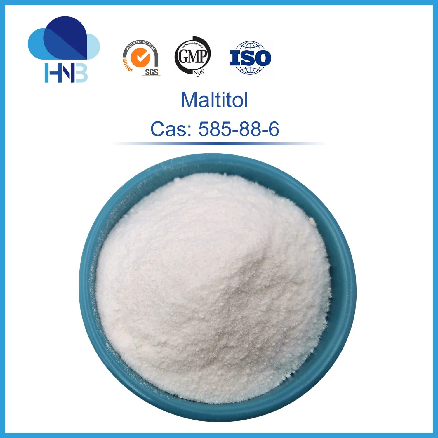 CAS 585-88-6 edulcorante en polvo Maltitol