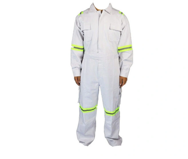 White Printing Protect Cheap Custom Work Wear Coverall