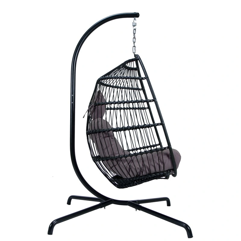 Foshan Folding Hanging Egg Garden with Cheap Price Patio Hammock Swing Chair