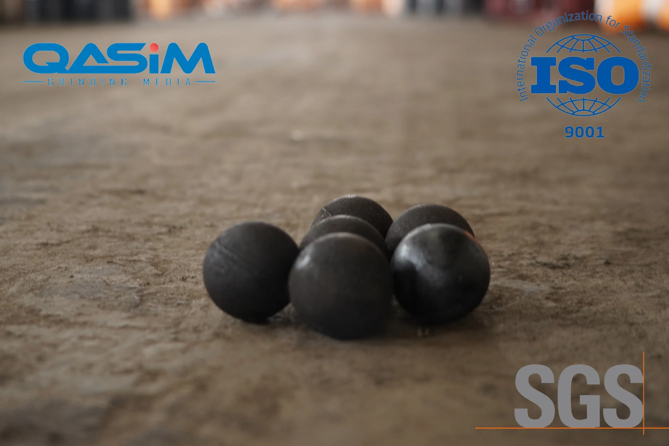 Qasim 4" Abrasive Cast Iron Ball for Ball Mill