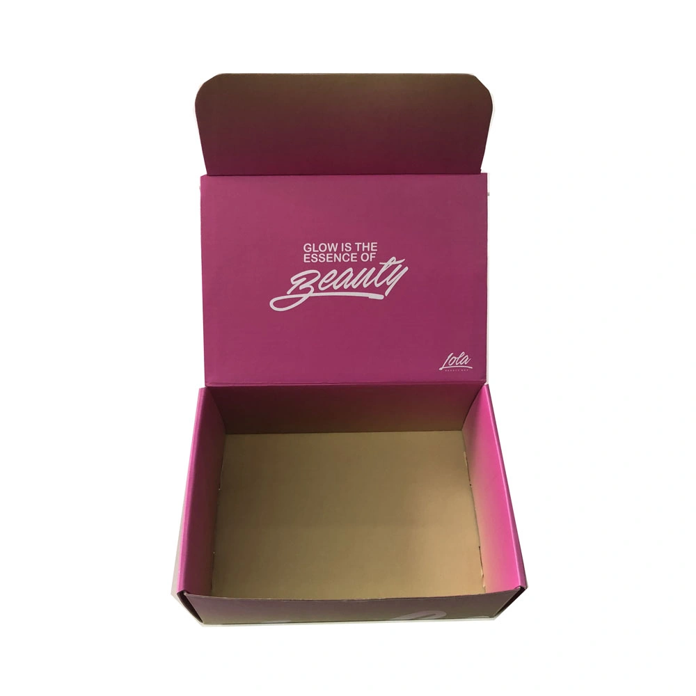 Printed Paper Packaging Box Cream Paper Cosmetics Packaging Boxes with Gold Foil Stamping