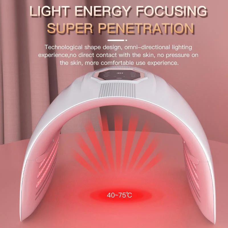 Home Use Beauty Trend Phototherapy Instrument Face Beauty Massage Lifting Facial Massager