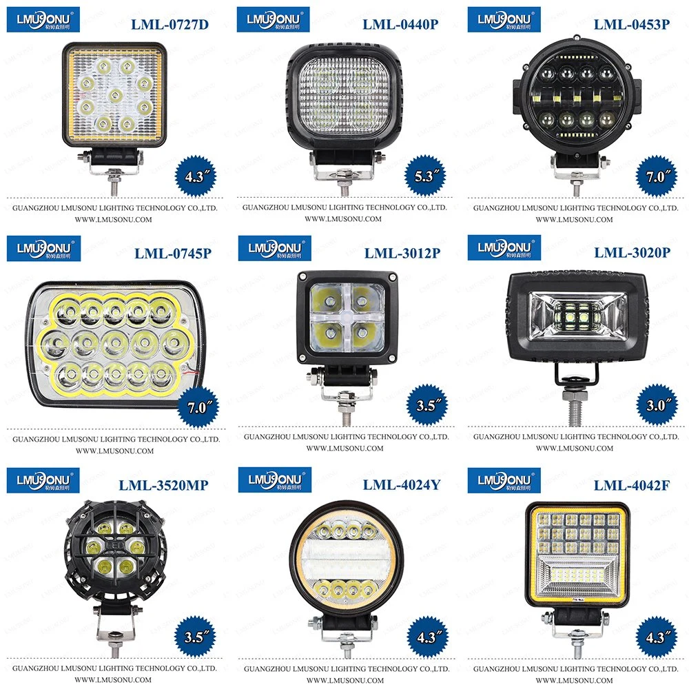 LMUSONU 15W 30W 50W 60W 70W 80W 90W CREE TRUCK LED-Anhängerleuchte für Auto Auto