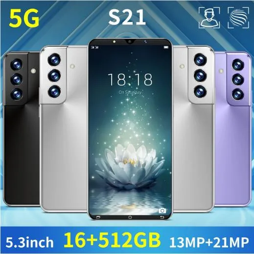 Außenhandel Heißer Verkauf Großhandel/Lieferant Original entsperrt S21 4,3 Smartphone Mobiltelefon, 4G LTE Handys Smart Mobile Phone Android Smartphone