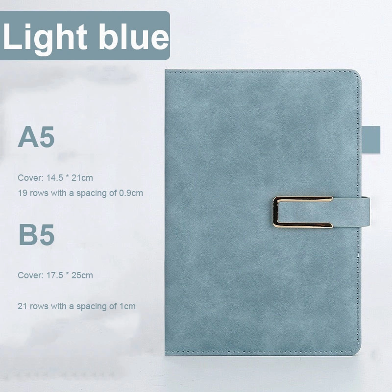 Cc_Printing Manufacturer New Design A5 PU Leather Planner Notebook with Magnetic Buckle Lock