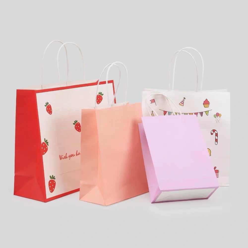 Wholesale/Supplier Eco-Friendly Kraft Paper Shopping Bag Suit Paper Bags Promotion Gift Bags Carries Bags