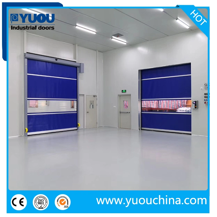 Industrial Automatic High Speed PVC Fabric Roll up Canvas Garage Doors