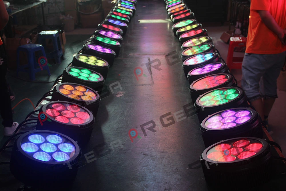 Rigeba Patent Product Outdoor 7*25W RGBWA 5in1 Waterproof LED PAR Light for Landscape