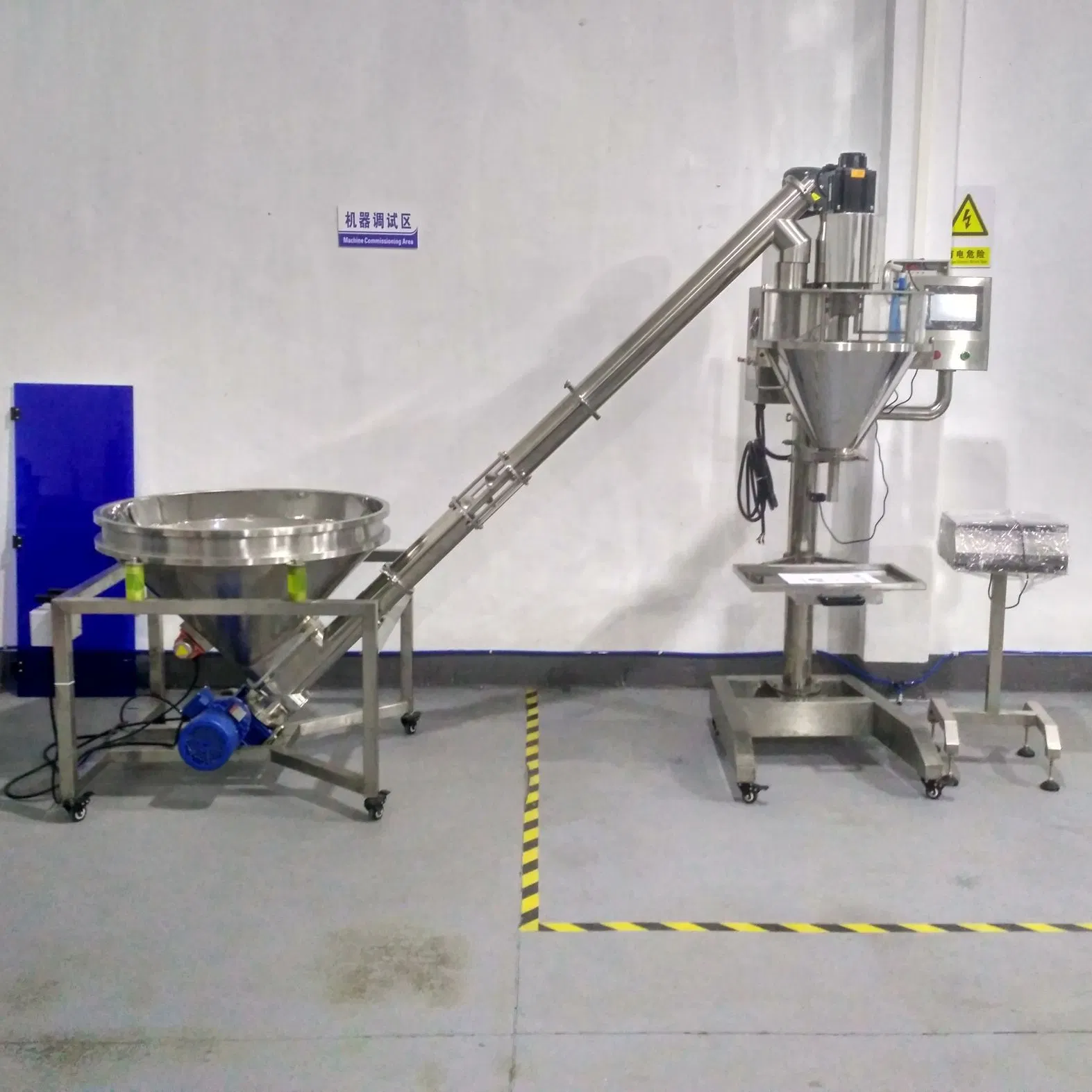 Semi Automatic Micro Dosing Powder Filling Machine Auger Filler and Weigher Screw Conveyor