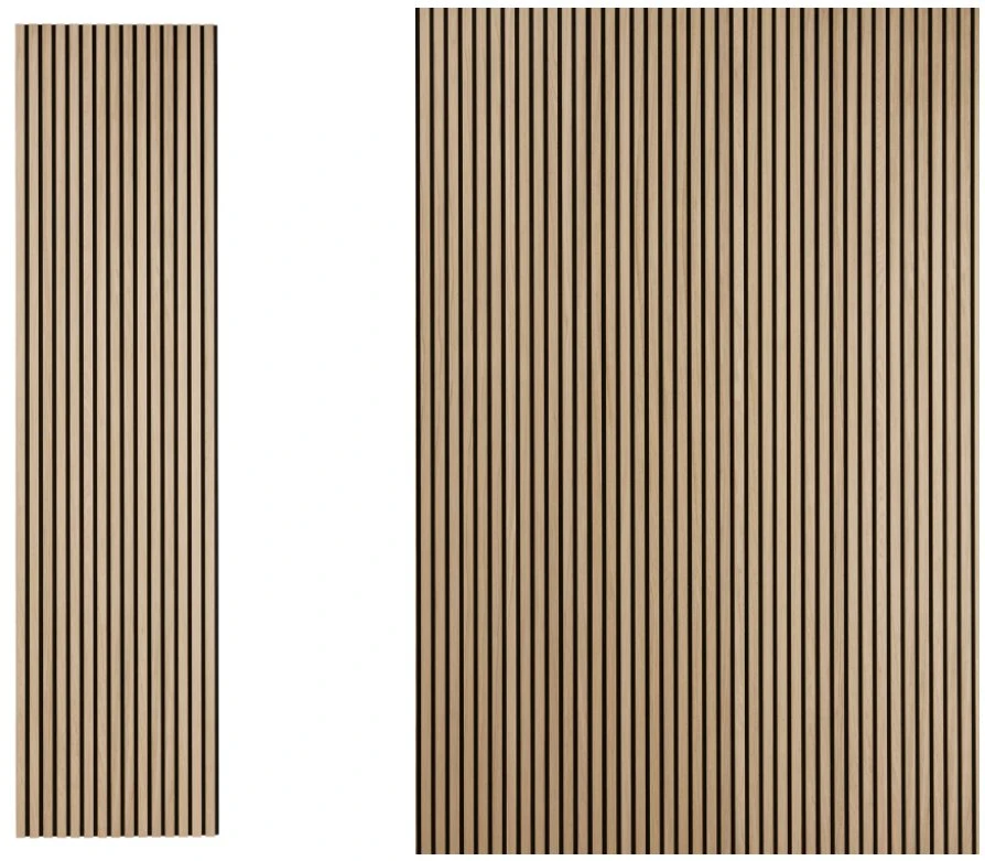 Wood Slat Veneer Slats Acoustic Wall Panel Sound Absorption Panel