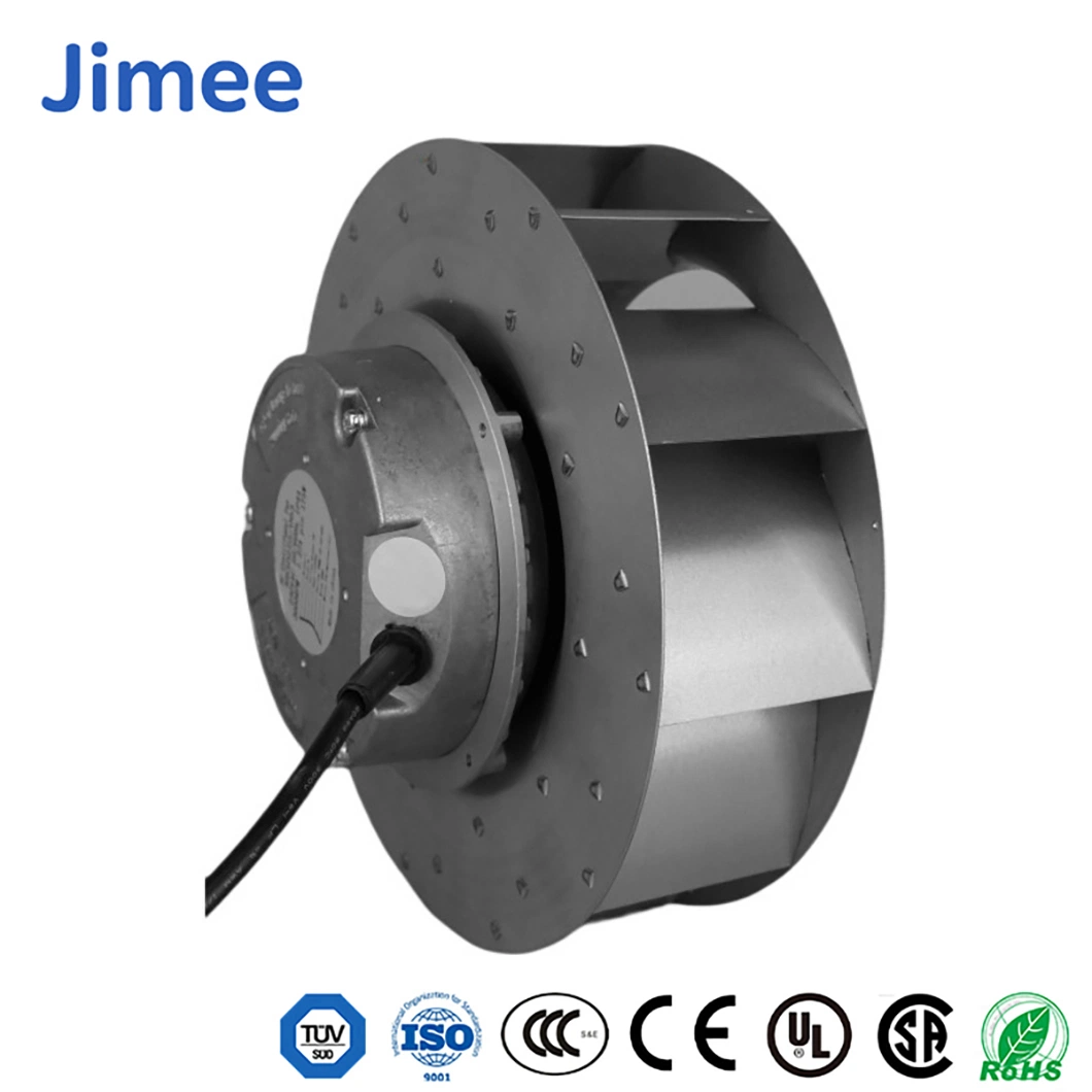 Jimee Motor China AC Motor Tangential Blower Supplier Jm280/50d4b2 4.2 (A) Rated Current DC Centrifugal Blower Most Powerful Industrial Fan Short Case Axial Fan