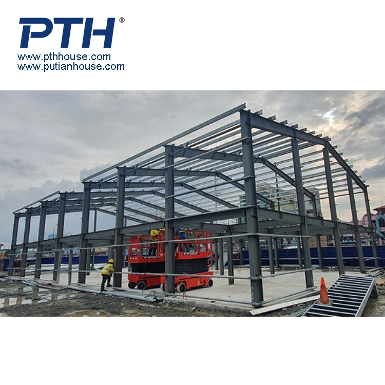 Low Cost High quality/High cost performance  Prefabricated Steel Structure for Workshop