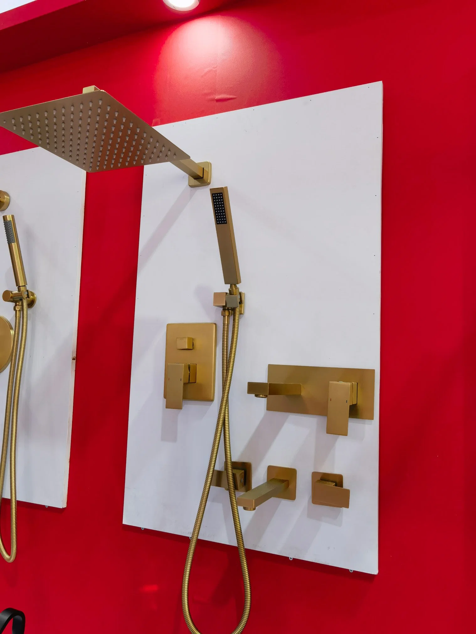 Bathrooms Brushed Gold, Brushed Gun Metal Concealed Shower Mixer Set