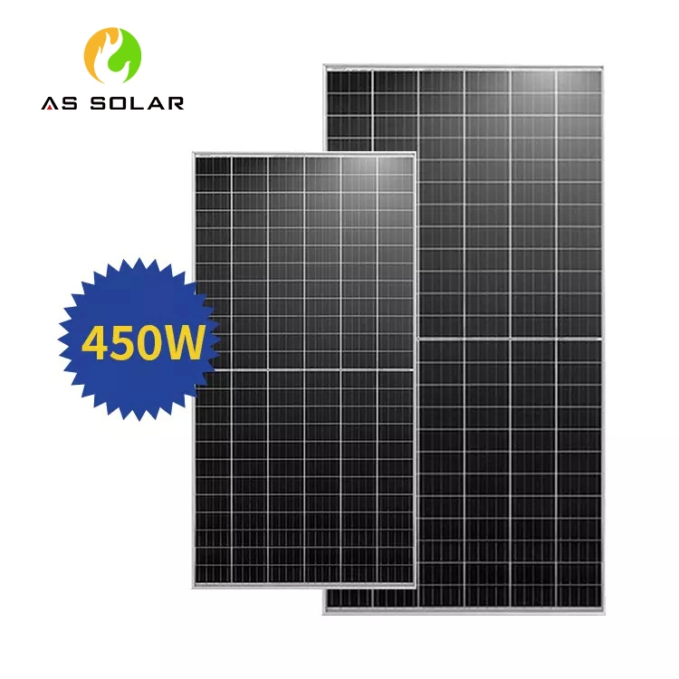 High Quality Perc Mono 450 Watts Solar Panels Half Cell 144 Cells