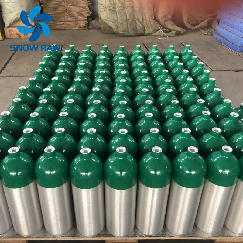 Manufacturer Direct Sale Seamless Aluminum 0.35L~50 L Oxygen Tank Gas