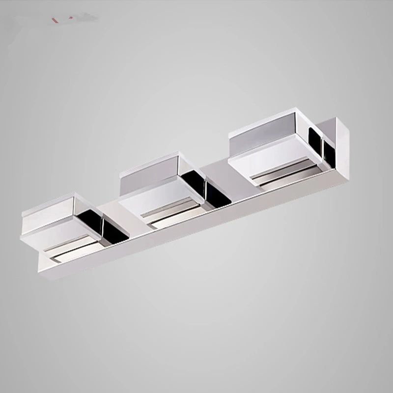 6W/9W High-Grade Stainless Steel and Acrylic 2/3 Heads LED Mirror Wall Light (WH-RC-15)