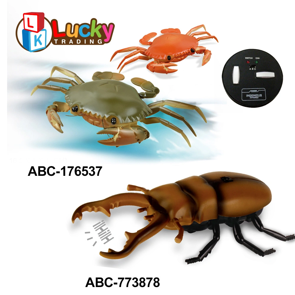 RC Crab Animal Toy Remote Control Car Vehicle Electronic Insect Para crianças