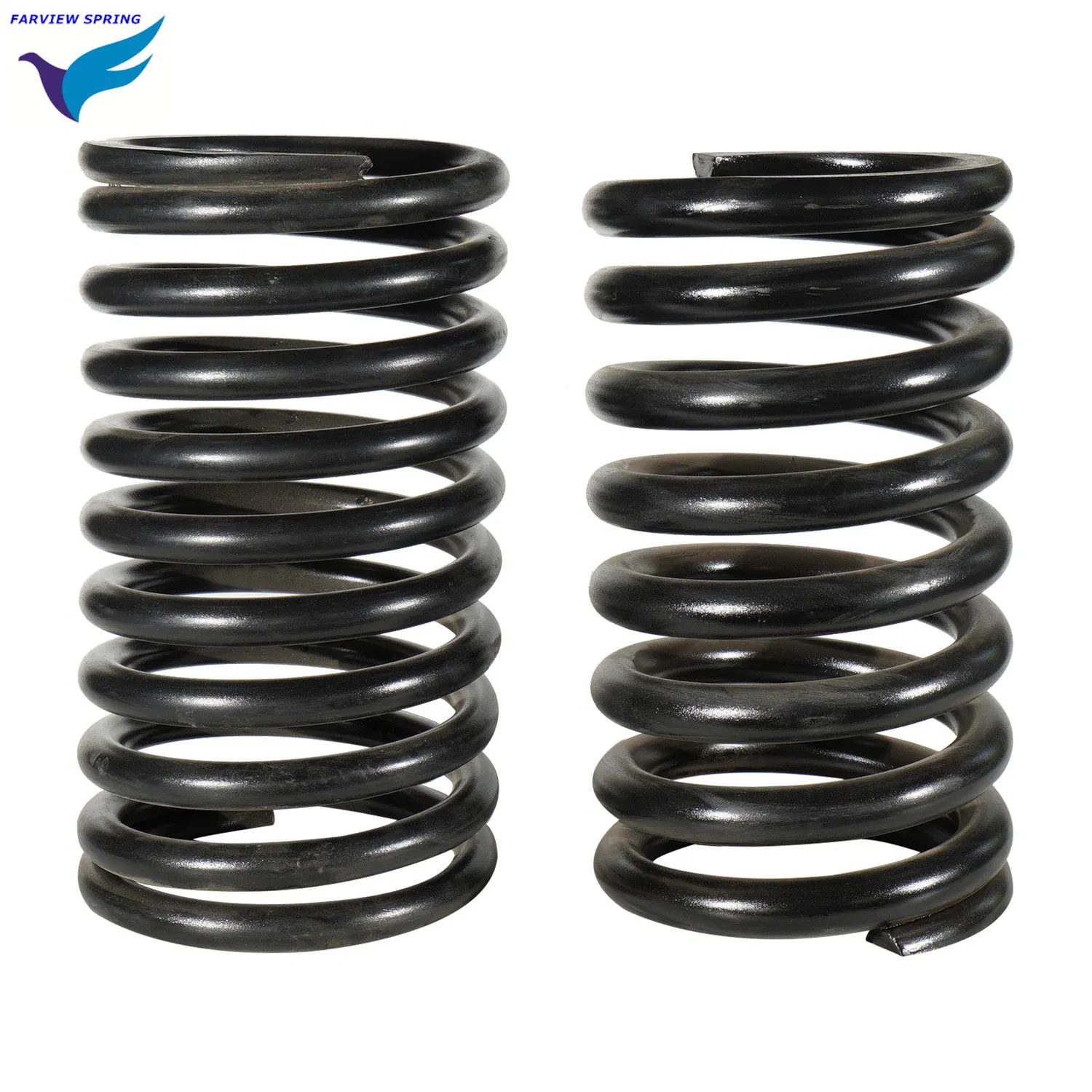 Farview Custom Manufacturer Large Stainless Steel Ss Compression Spring Closed End Compression Spring